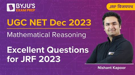 UGC NET Dec 2023 Maths And Reasoning Excellent Questions For JRF