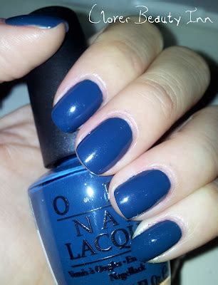 The Clover Beauty Inn NOTD OPI Ski Teal We Drop