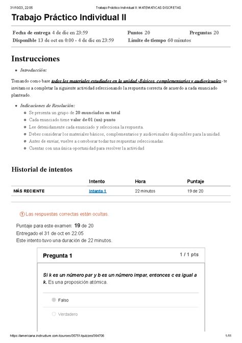 Trabajo Pr Ctico Individual Ii Matematicas Discretas Trabajo Pr Ctico