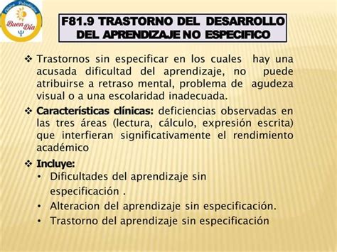 Trastornos Especificos Del Desarrollo Del Aprendizaje Escolar Exposi Pptx