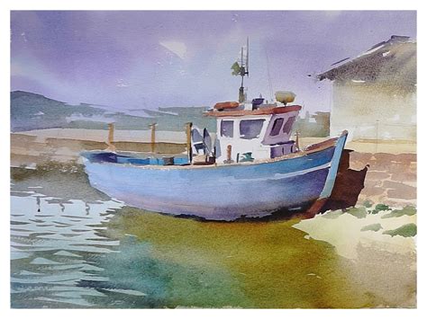 Watercolor Tutorial: The Fishing Boat - Art for Sharing