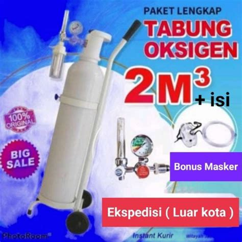 Jual Tabung Oksigen M Set Lengkap Tabung Oxygen M Set Meter