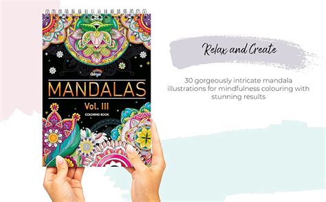 Mandala Adult Colouring Books By Colorya A Size Mandalas Vol Iii