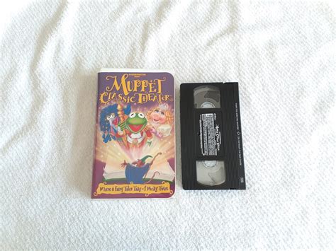 Vhs Tape The Muppet Classic Theater Six Fairy Tales Kermit Etsy