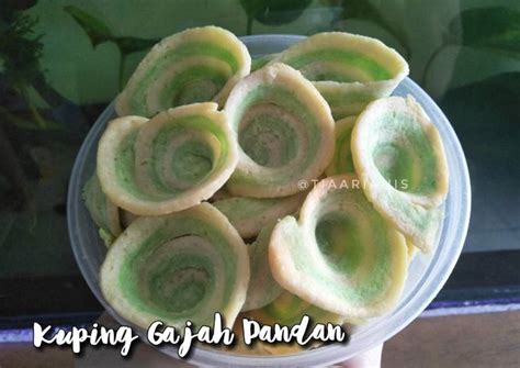 Resep 62 Kue Kuping Gajah Oleh Tia Ariani S Cookpad