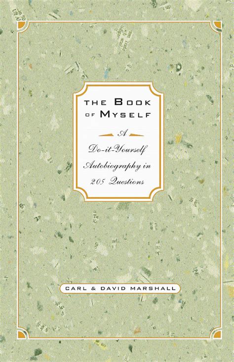 The Book Of Myself Marshall Books