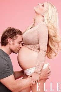 Jessica Simpson Poses Nude On Elle S Magazine April Cover Showbiz