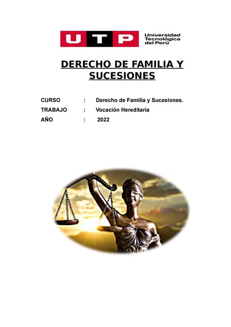 Tarea S Derecho De Familia Y Sucesiones Derecho De Familia Y