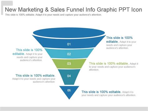 New Marketing And Sales Funnel Info Graphic Ppt Icon Template