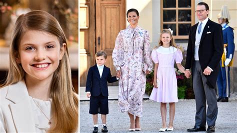 Prinsessan Estelle Fyller R F Delsedagen Firar Hin Privat Med