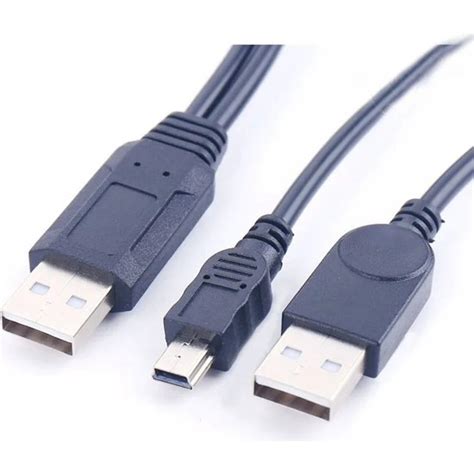 Yinstree Usb2 0 USB 2 0 Çift A Tipi 2A Erkek Mini 5 Pin Fiyatı