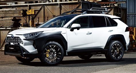 Toyota Rav4 Amped Up With New Arches And Rays Wheels Carscoops