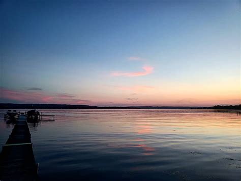 Lake Chautauqua, NY. 1080x810. [Oc] : sunset