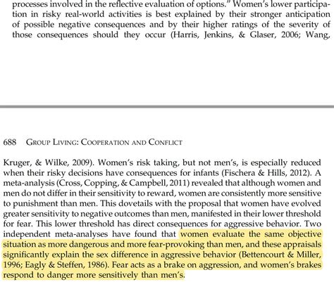 9 On Twitter Rt Robkhenderson Women Evaluate The Same Objective Situation As More Dangerous