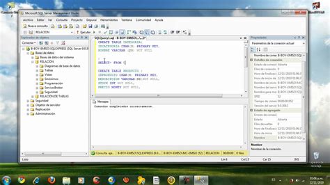 COMO RELACIONAR TABLAS EN SQL SERVER 2008 Mp4 YouTube