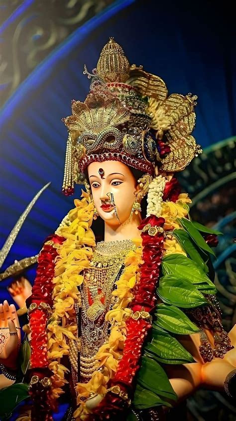 Durga Devi Maa Durga Statue Goddess Devotional Bhakti Hd Phone