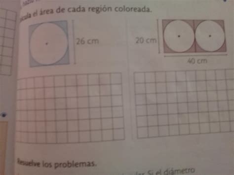 Calcula El Rea De Cada Region Coloreada Brainly Lat