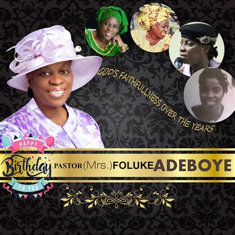 Live Video Thanksgiving Celebration Of Pastor Mrs Folu Adeboye Th