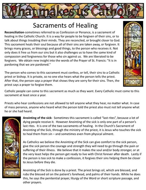 Sacraments Of Healing Reconciliation Sometimes Referred To As