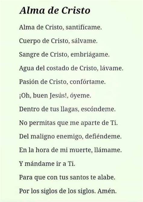 Alma De Cristo A Powerful Catholic Prayer