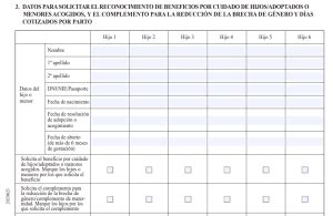 Complemento de brecha de género en la jubilación 2024