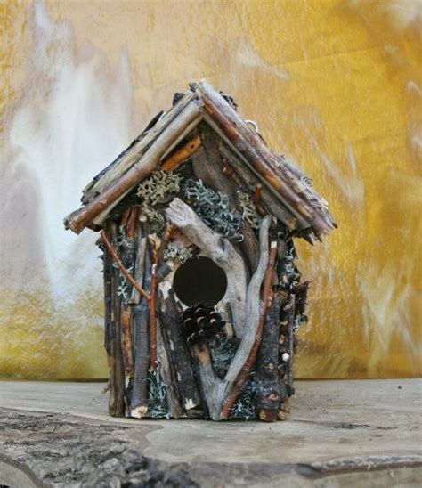 Rustic Twig Birdhouse Birdhouses Rustic Decorative Bird Houses Bird