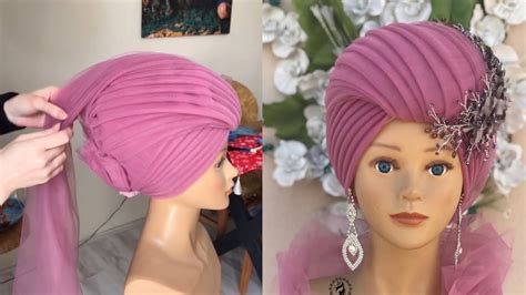 TÜRBAN NASIL YAPILIR GELİNBAŞI HOW TO MAKE A TURBAN BRİDES HEAD