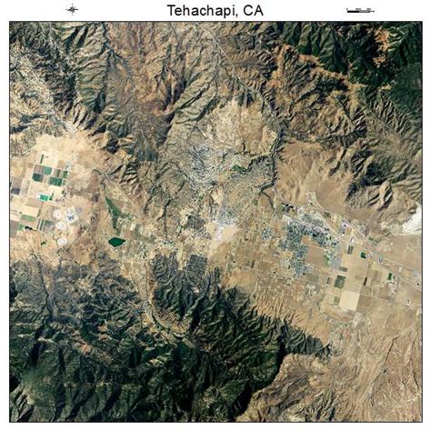 Aerial Photography Map of Tehachapi, CA California