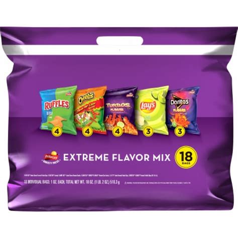 Frito Lay® Extreme Flavor Mix Chips And Snacks Variety Pack 18 Ct 1