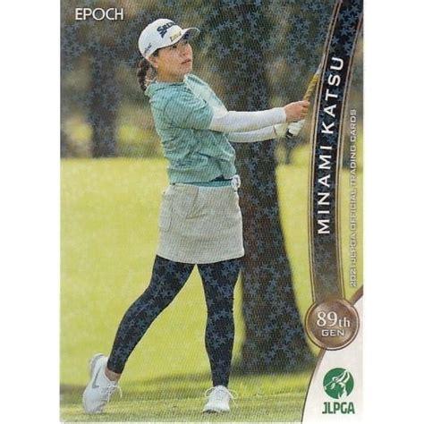 21epoch Jlpga 女子ゴルフカード 32 勝みなみ レギュラーホログラムパラレル 21e Golf Para 032スポーツ