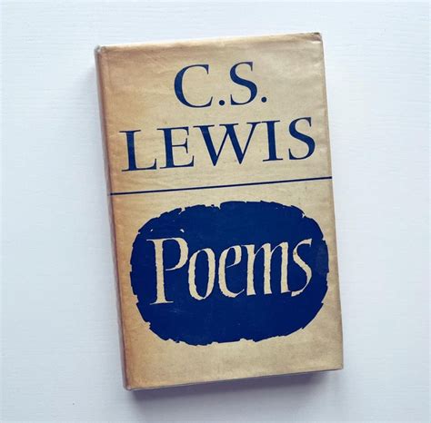 C S Lewis Poems 1964 Stated First UK Edition Etsy