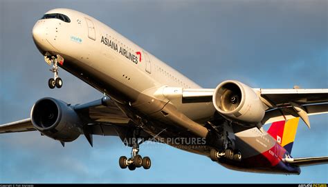 Hl7578 Asiana Airlines Airbus A350 900 At Frankfurt Photo Id