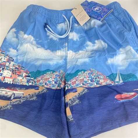 Peter Millar Swim Nwt Peter Millar Road To Riviera Swim Trunks