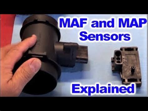 How The Mass Airflow Sensor Maf And Manifold Absolute Pressure Sensor