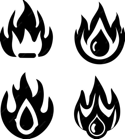 Premium Vector Fire Icon Vector Illustration 1