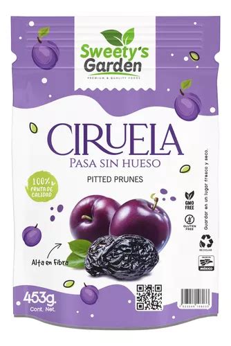 Sweety S Garden Ciruela Pasa Sin Hueso 453 G