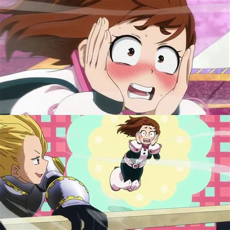 Funny Anime Scenes with Deku and Uraraka