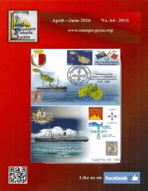 Fillable Online Postage Stamps And Postal History Of Malta Fax Email