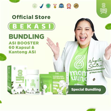 Jual Mom Uung Asi Booster Special Bundling Kapsul Kantong Asi Mom