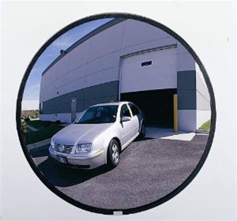 Psru Outdoor Round Convex Mirror Campus Crafts Acrylic Security