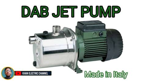 DAB Jet Pump Water Pump Italy Imported Water Pumps YouTube