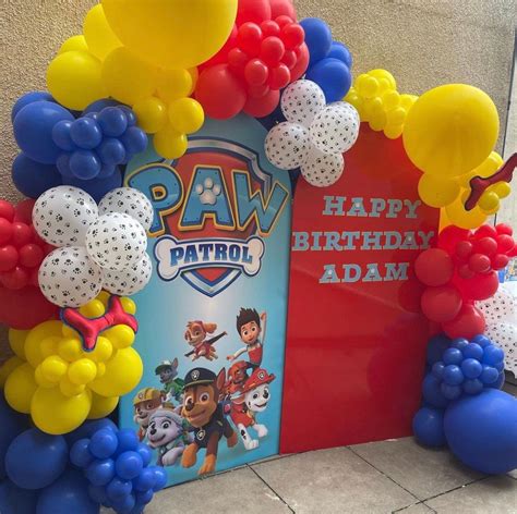 Paw Patrol Balloon Kit Latex Balloons Only My Shop Offers Non Toxic