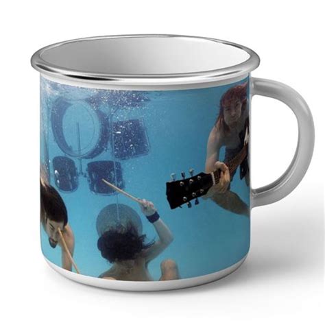 Fabulous Mug en métal émaille Nirvana Kurt Cobain Nevermind Photoshoot