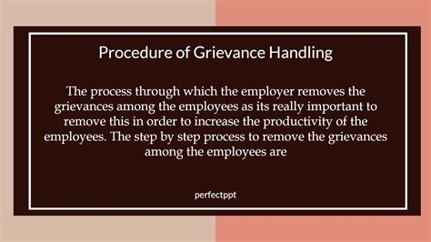 Grievance Handling Ppt Meaning Procedure Explained In Detail