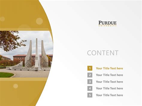 Purdue Universitywest Lafayette Powerpoint Template Download 美国普渡大学ppt模板下载ppt设计教程网