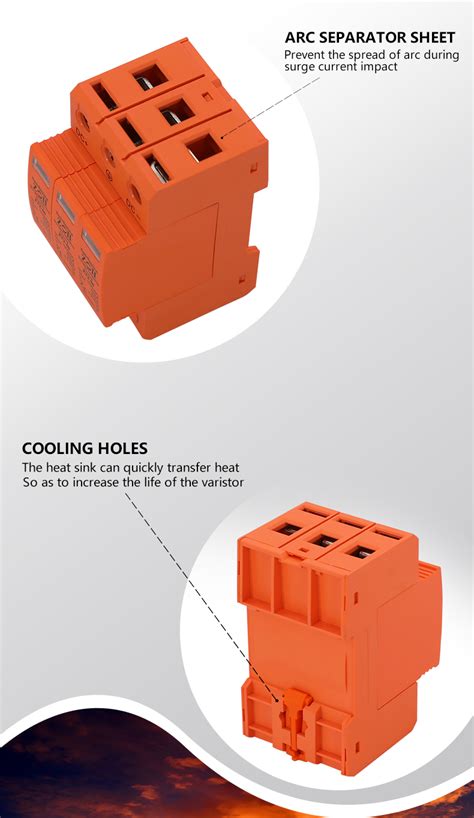 High Quality Dc Solar Pv Spd Dps Ka Surge Protection Device For Solar