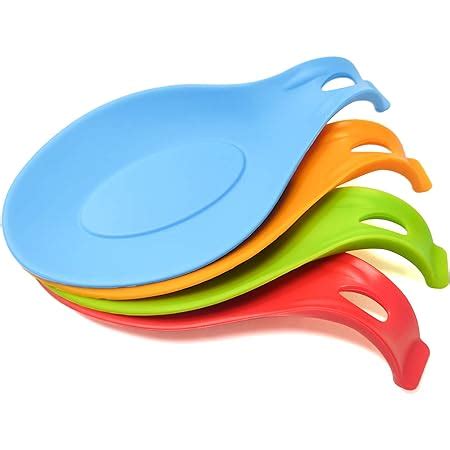 Amazon Silicone Spoon Rest Set Of By Eazi Heat Resistant Spoon