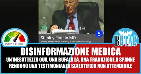 Stanley Plotkin E I Vaccini Butac Bufale Un Tanto Al Chilo