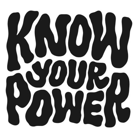 Power Quote Lettering Png Svg Design For T Shirts