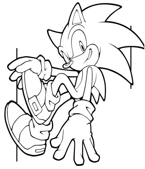 Sonic Colouring Pages Movie Printable Free Templates